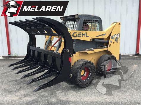 used heavy duty skid steer grapples|best skid steer brush grapple.